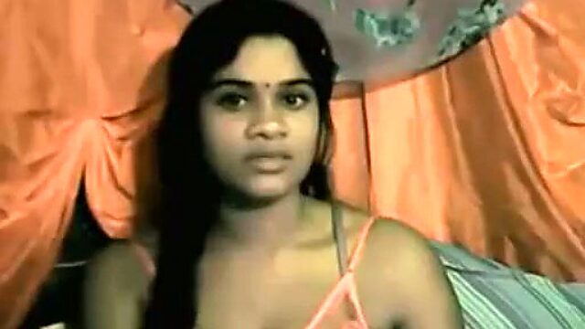 Indian ugly plump bitch goes solo and fingers her meaty cunt on webcam