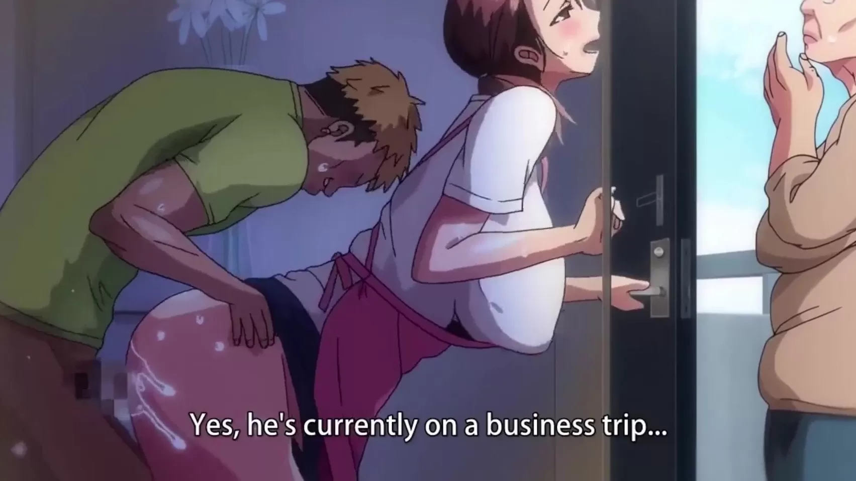 Hentai Tsuma ni Damatte Sokubaikai ni Ikun ja Nakatta: Busty MILF Cheats On  Her Hubby With a Neighbor