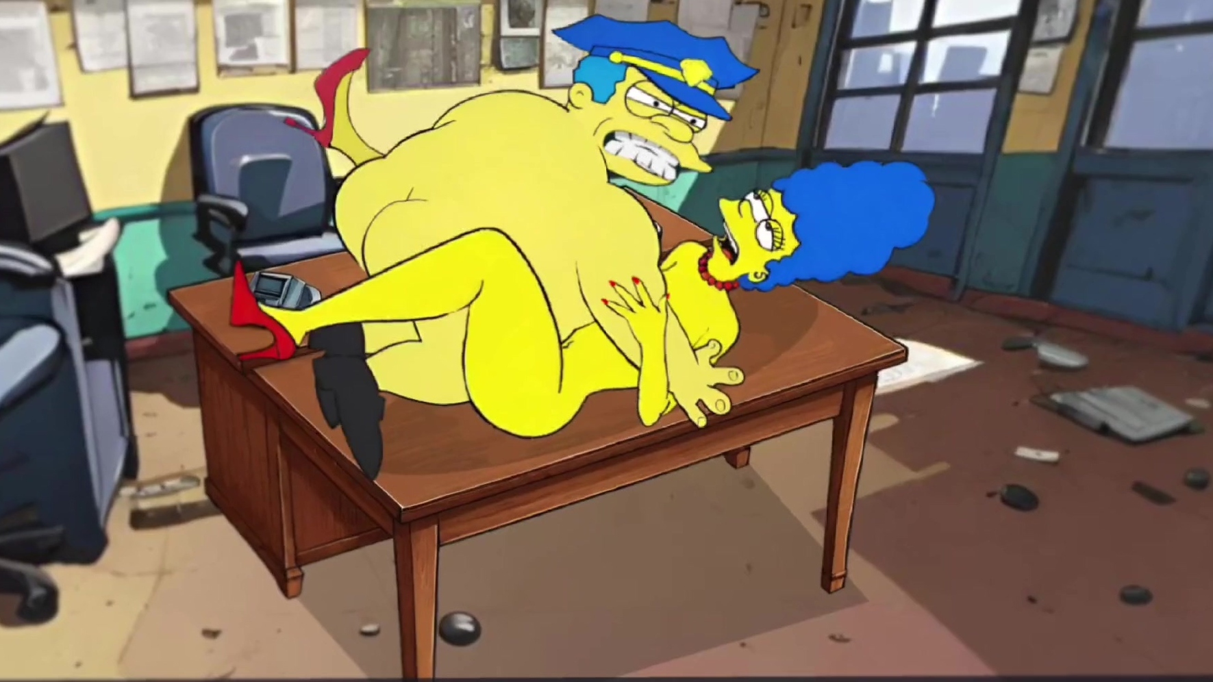 Marge in a scandalous situation