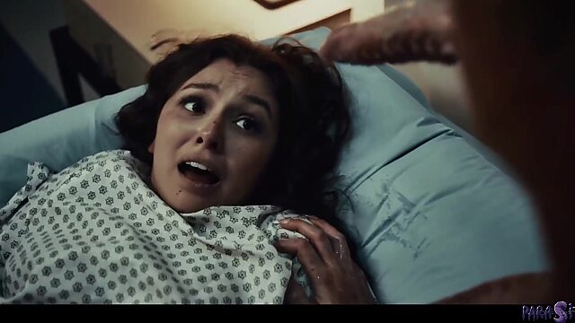 Horror Porn: Alien Creature Inhabits the Busty Nurse's Body To Fuck a Pretty Brunette Patient
