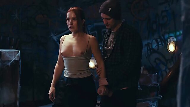 Sam Bourne Stopped Time To Have Some Fun With Sexy Redhead MILF Clemence Audiard Who Came To Hurt Him