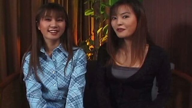 Frisky girls Hikaru Oishi and Mimi Mizuhara are chilling before the hot lesbian act